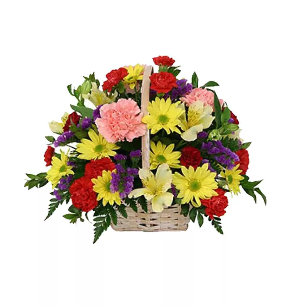 Pure Elegance Flower Basket