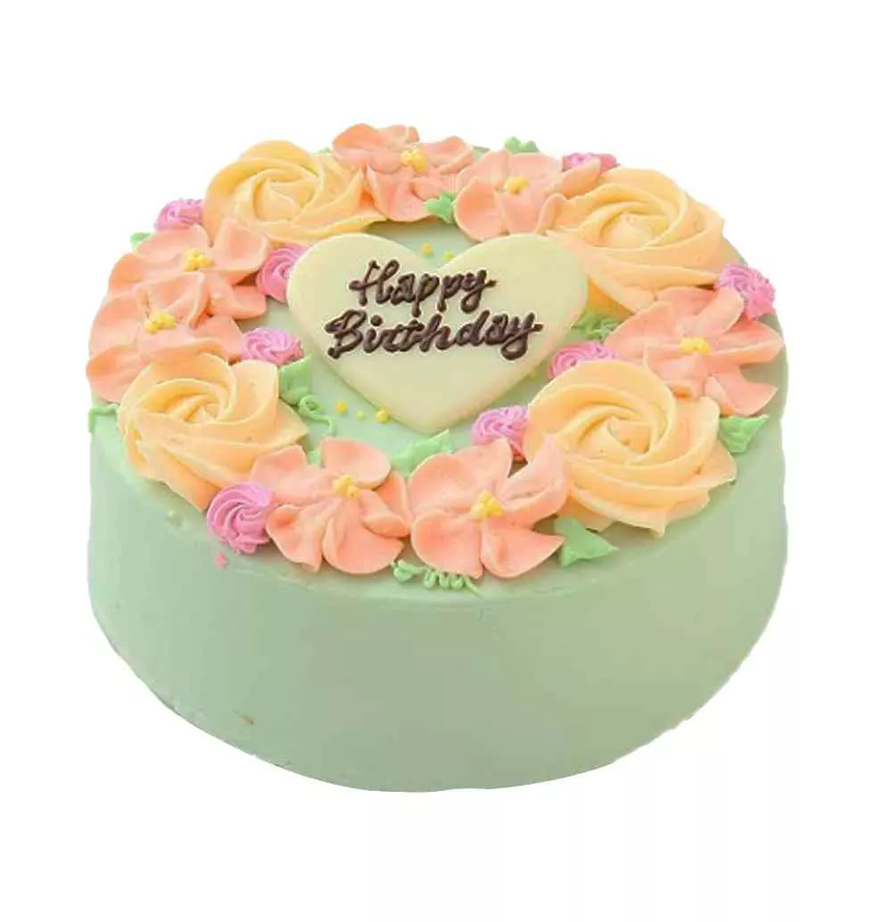 Flower Buttercream Cake Masterpiece